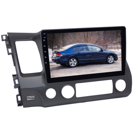 Штатная магнитола 8 дюймов для Honda Civic 2008 - 2012 гг. левый руль MEKEDE X20-PRO 2295-6481 (крутилки) Android 13 4+64 Gb 8 ядер